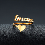 Personalized Name Ringe