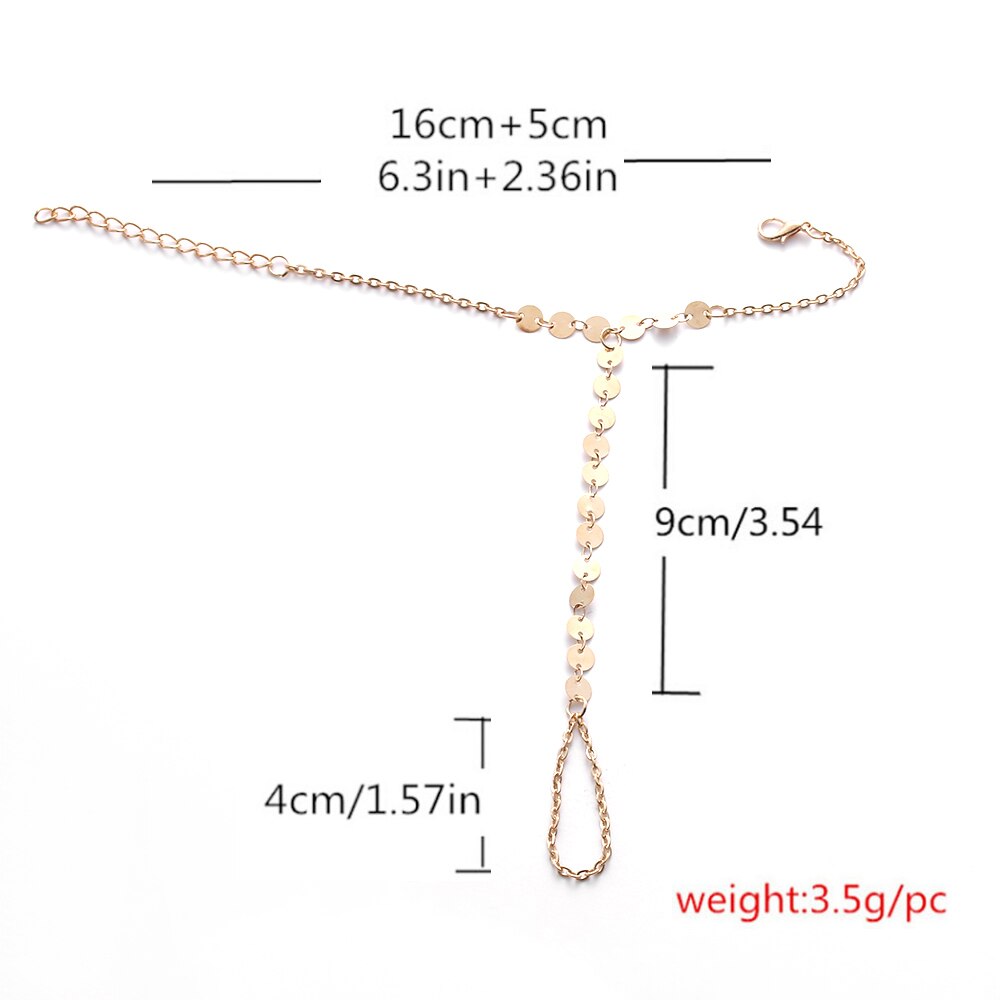 Sequins ™ Hand Bracelet Chain